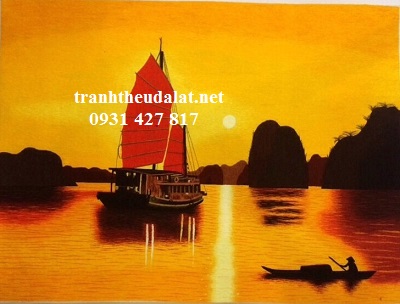 Tranh thêu thắng cảnh Việt Nam